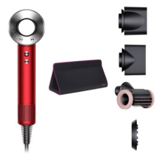 Фен Dyson Supersonic HD15 расный с 4 насадками в чехле