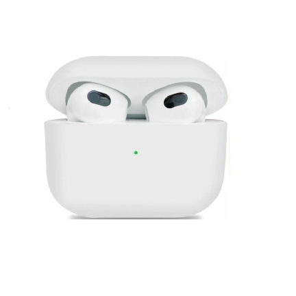 Чехол AirPods 4 Silicone White White (Белый)