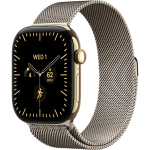 Apple Watch 12 46mm Natural Titanium / Milanese Loop
