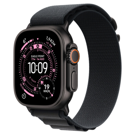 Apple Watch Ultra 3 (2025) 49mm Black Titanium Case / Black Alpine Loop