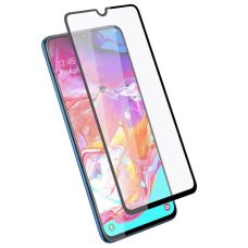 Защитное стекло 3D для Samsung Galaxy A70 Черное (Тех.Упаковка)